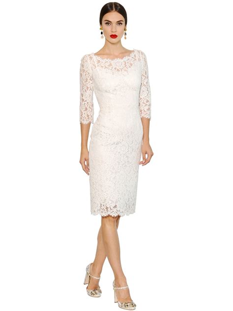 white dolce gabbana dress|dolce & gabbana dress sale.